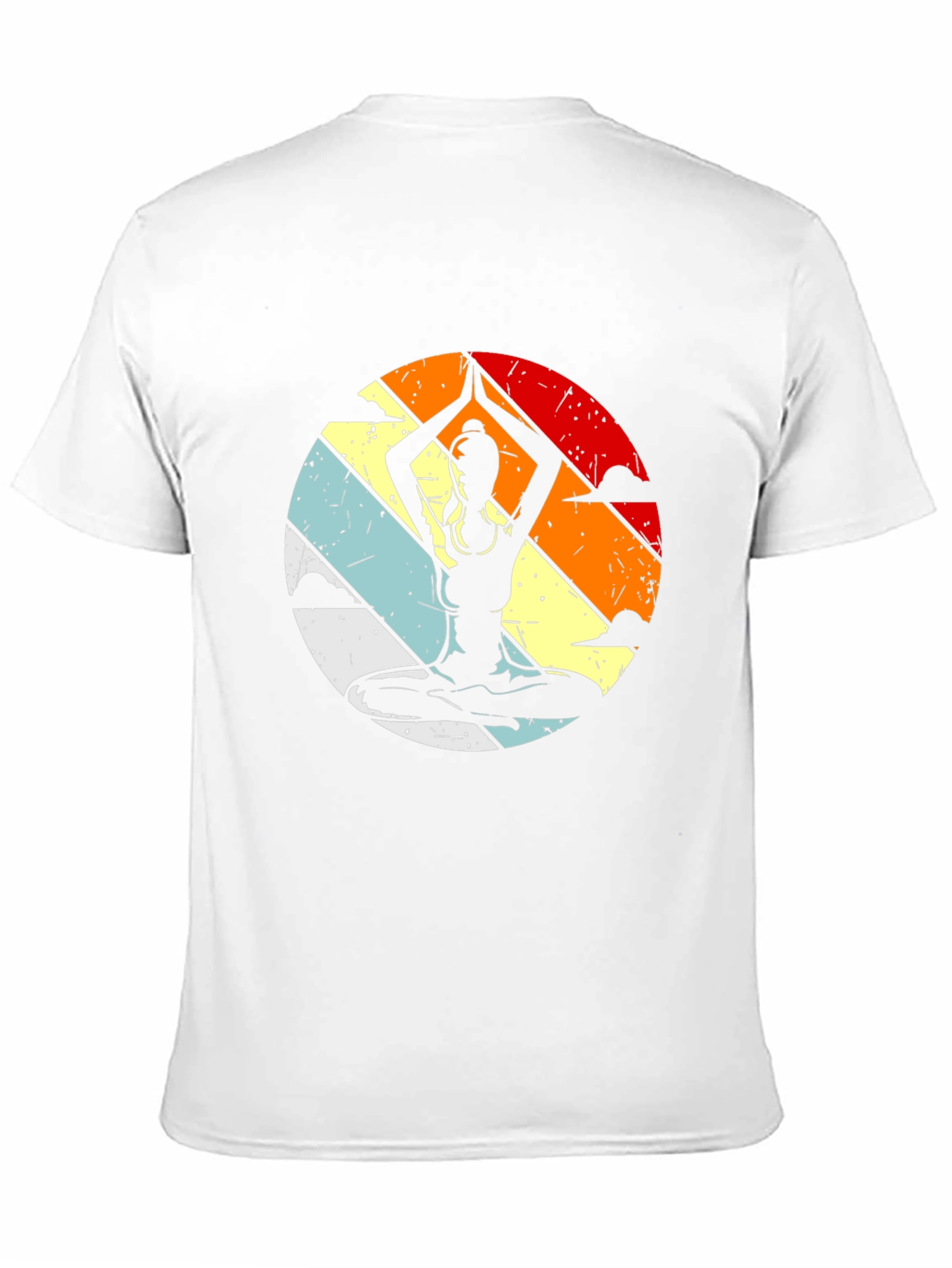 Yoga Pose Graphic Tee - Black Unisex T-Shirt
