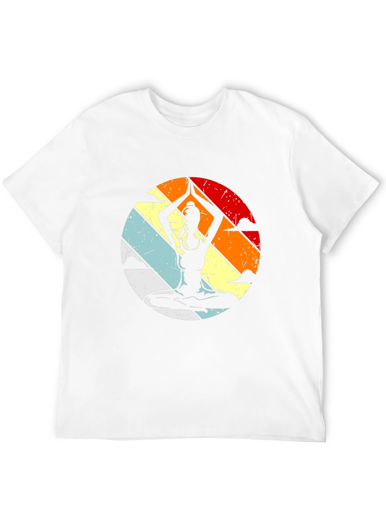 Yoga Pose Graphic Tee - Black Unisex T-Shirt