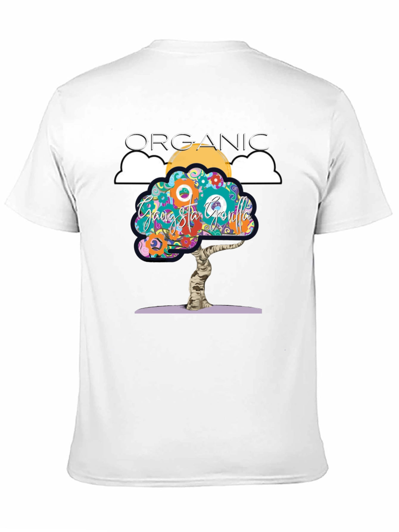 Organic Gangsta Gorilla Graphic Tee