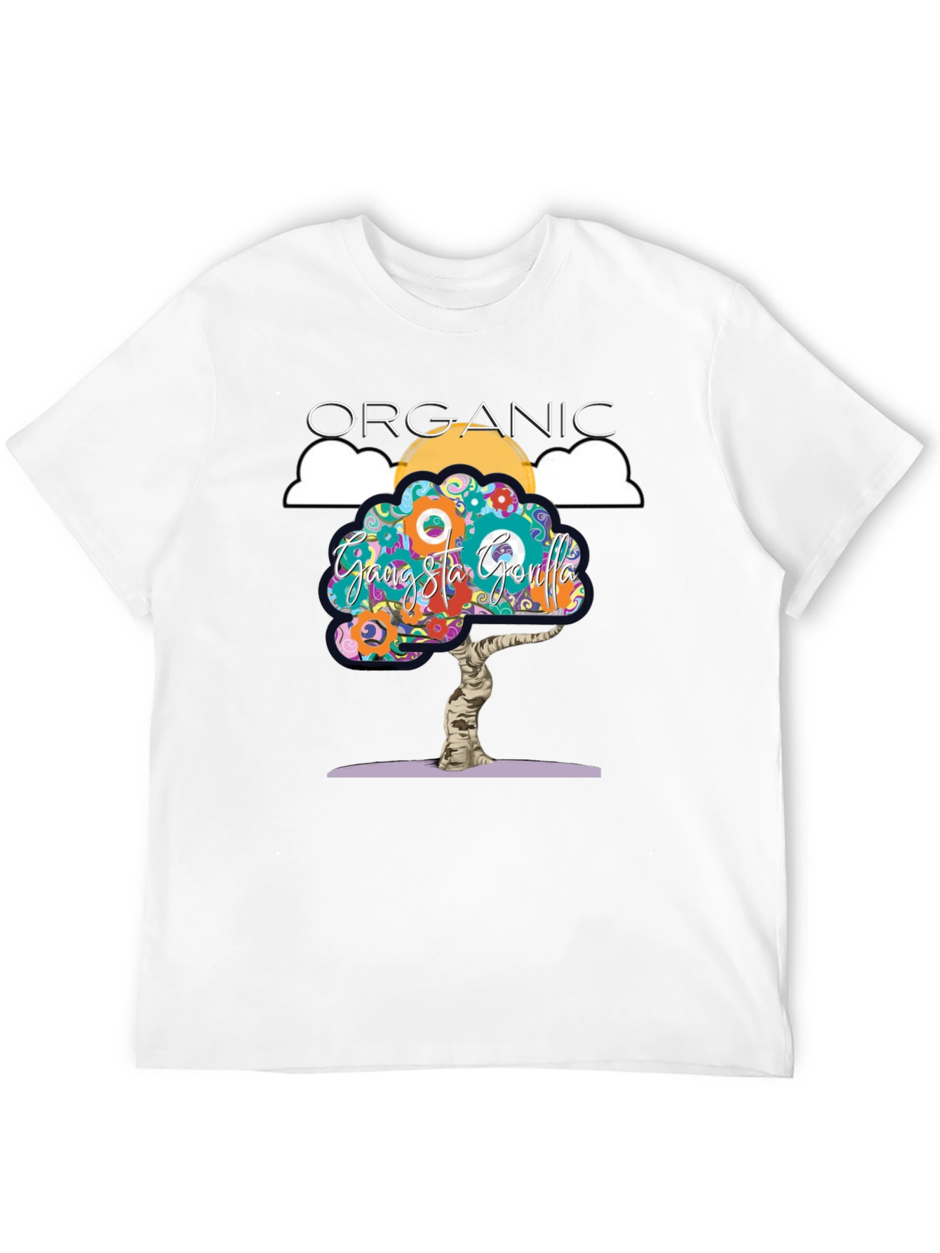 Organic Gangsta Gorilla Graphic Tee