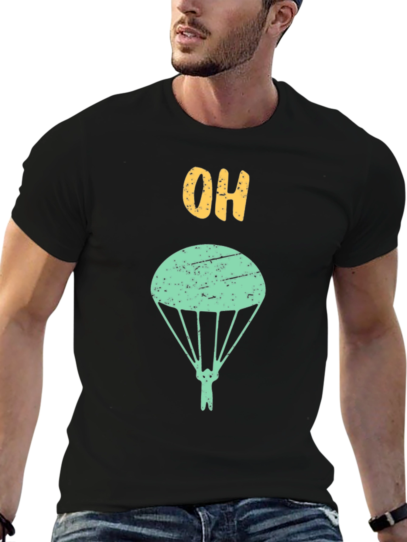 OH Parachute Graphic T-Shirt