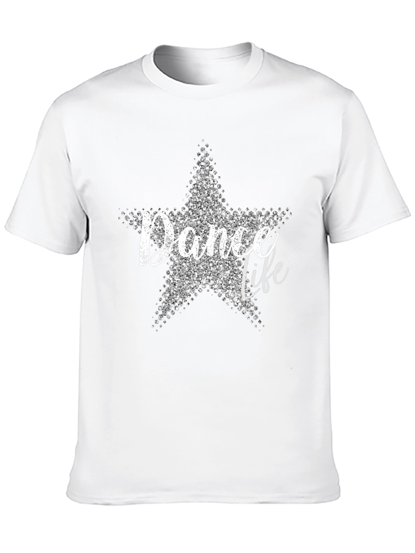 Dance Life Star Graphic Tee - Black