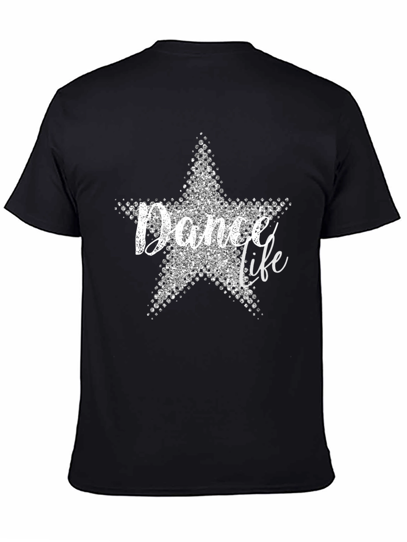 Dance Life Star Graphic Tee - Black