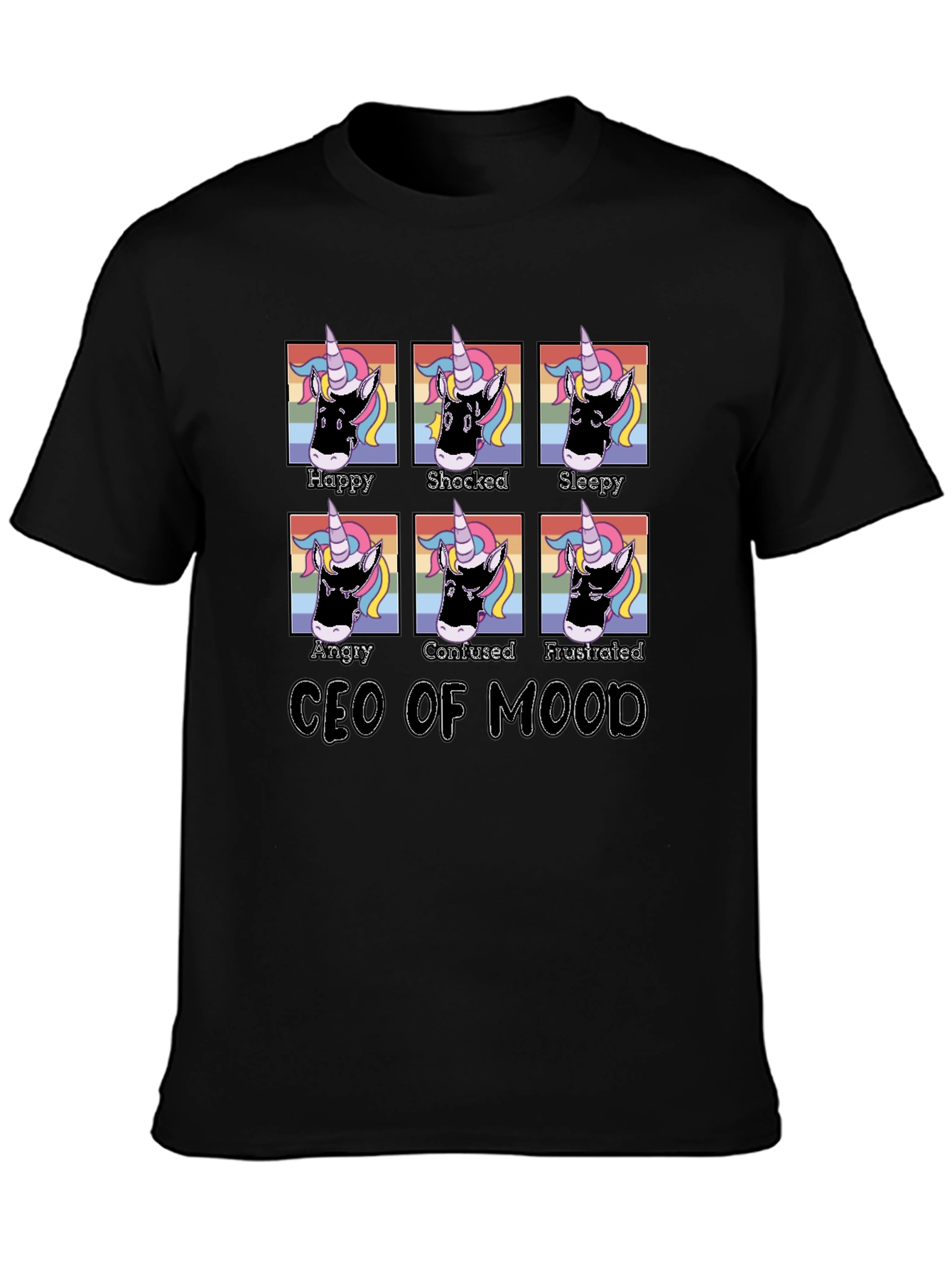 CEO of Mood Unicorn Graphic T-Shirt