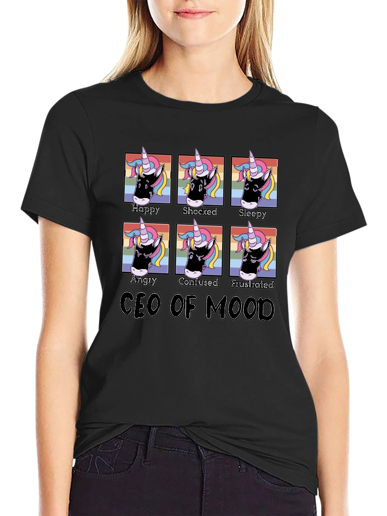 CEO of Mood Unicorn Graphic T-Shirt