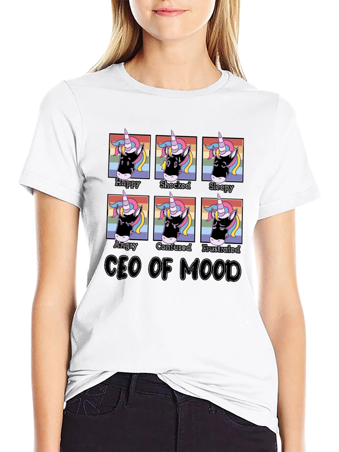 CEO of Mood Unicorn Graphic T-Shirt
