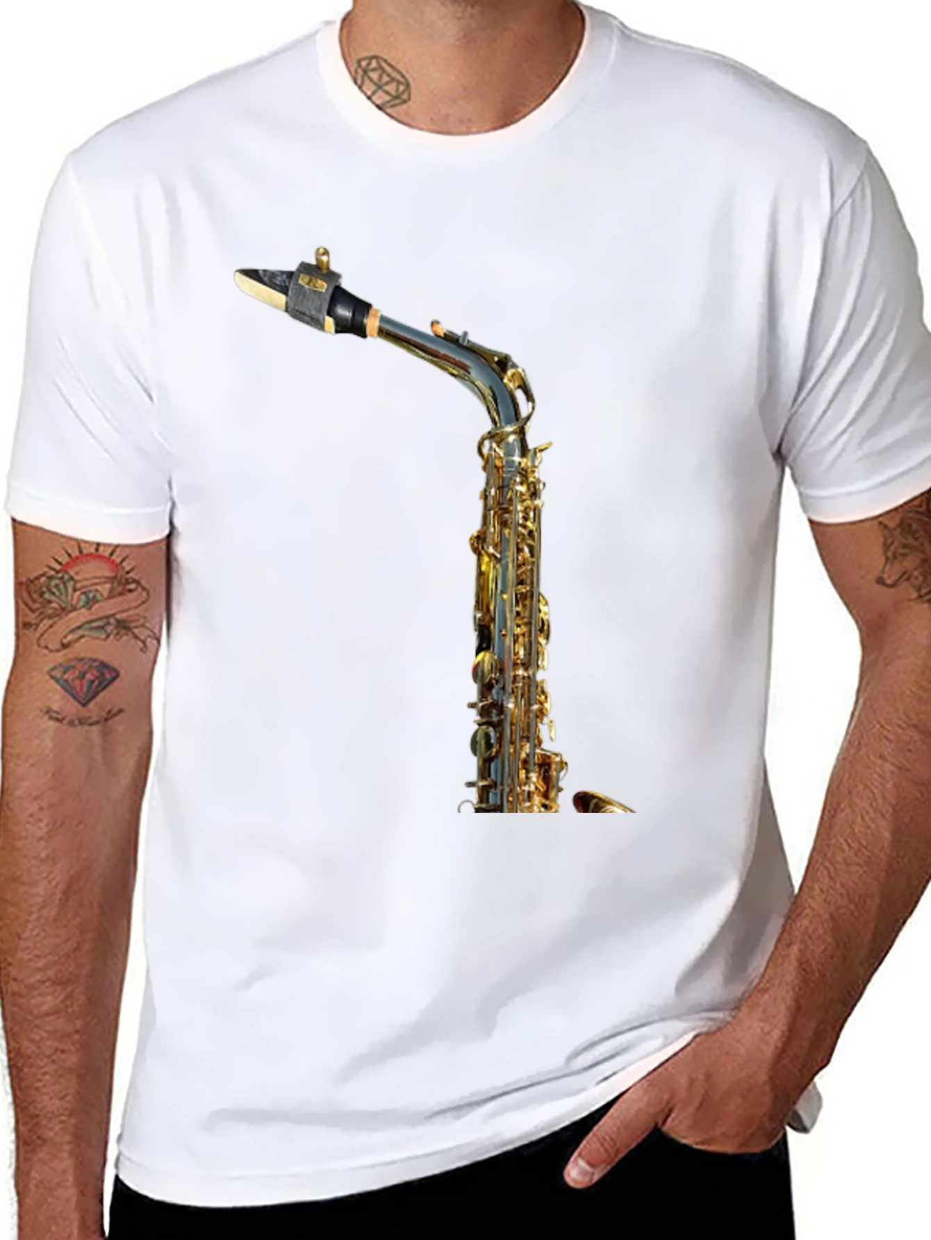 Saxophone T-Shirt - Music Lover Tee