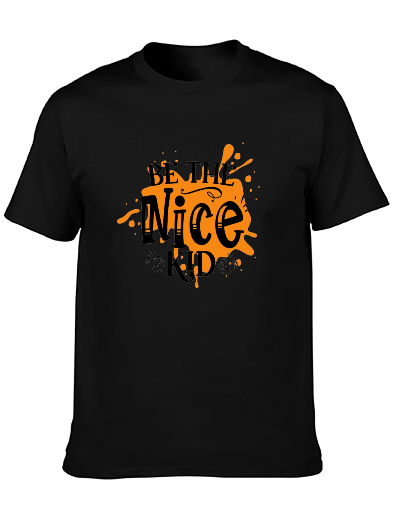 Be the Nice Kid Graphic T-Shirt - Black