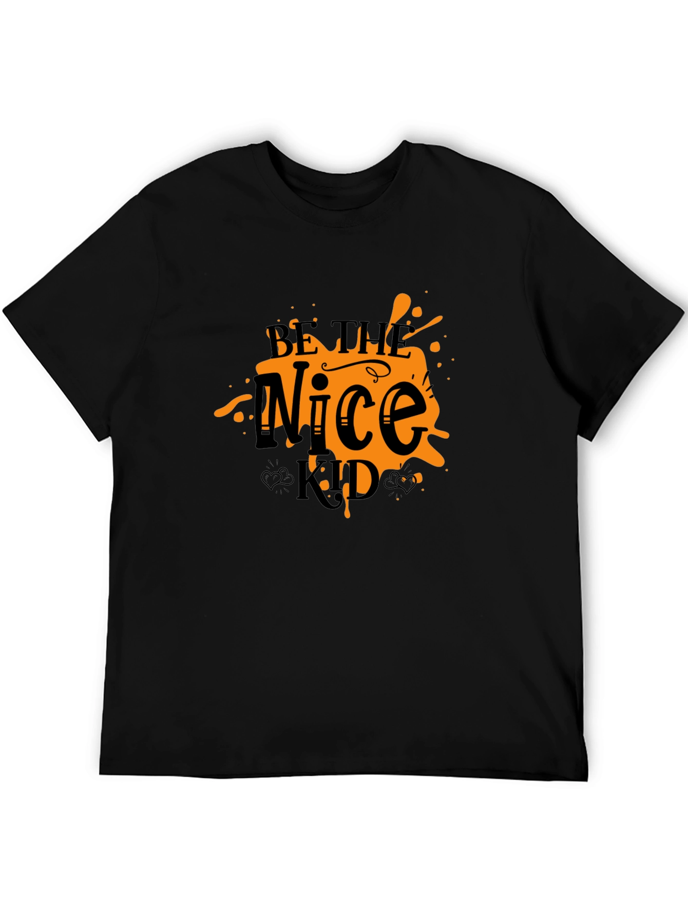Be the Nice Kid Graphic T-Shirt - Black