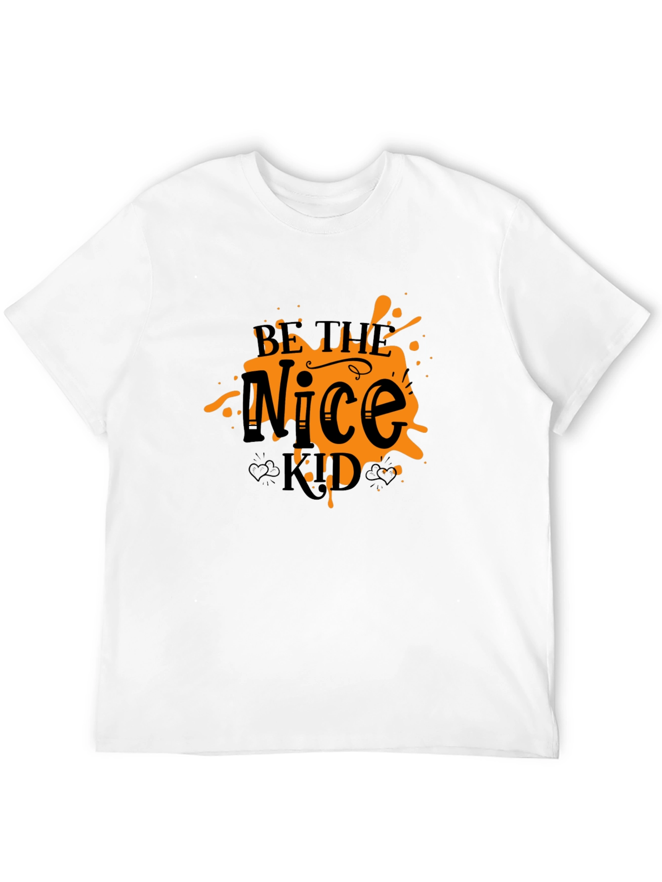 Be the Nice Kid Graphic T-Shirt - Black