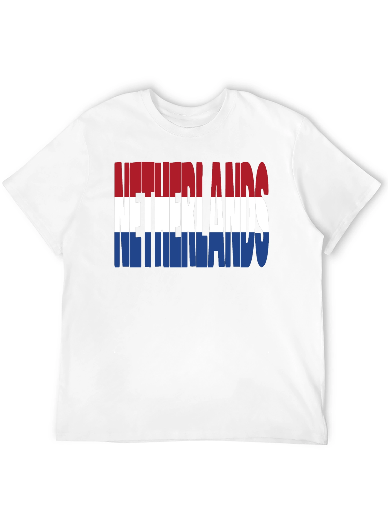 Netherlands Flag T-Shirt - Black Graphic Tee