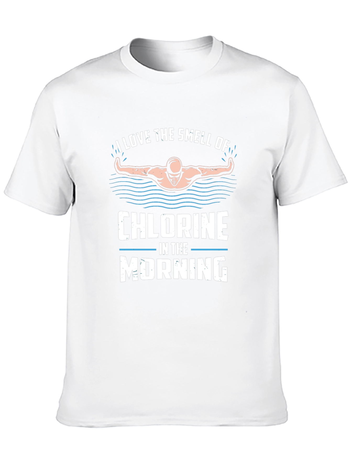Chlorine in the Morning Swimmer T-Shirt