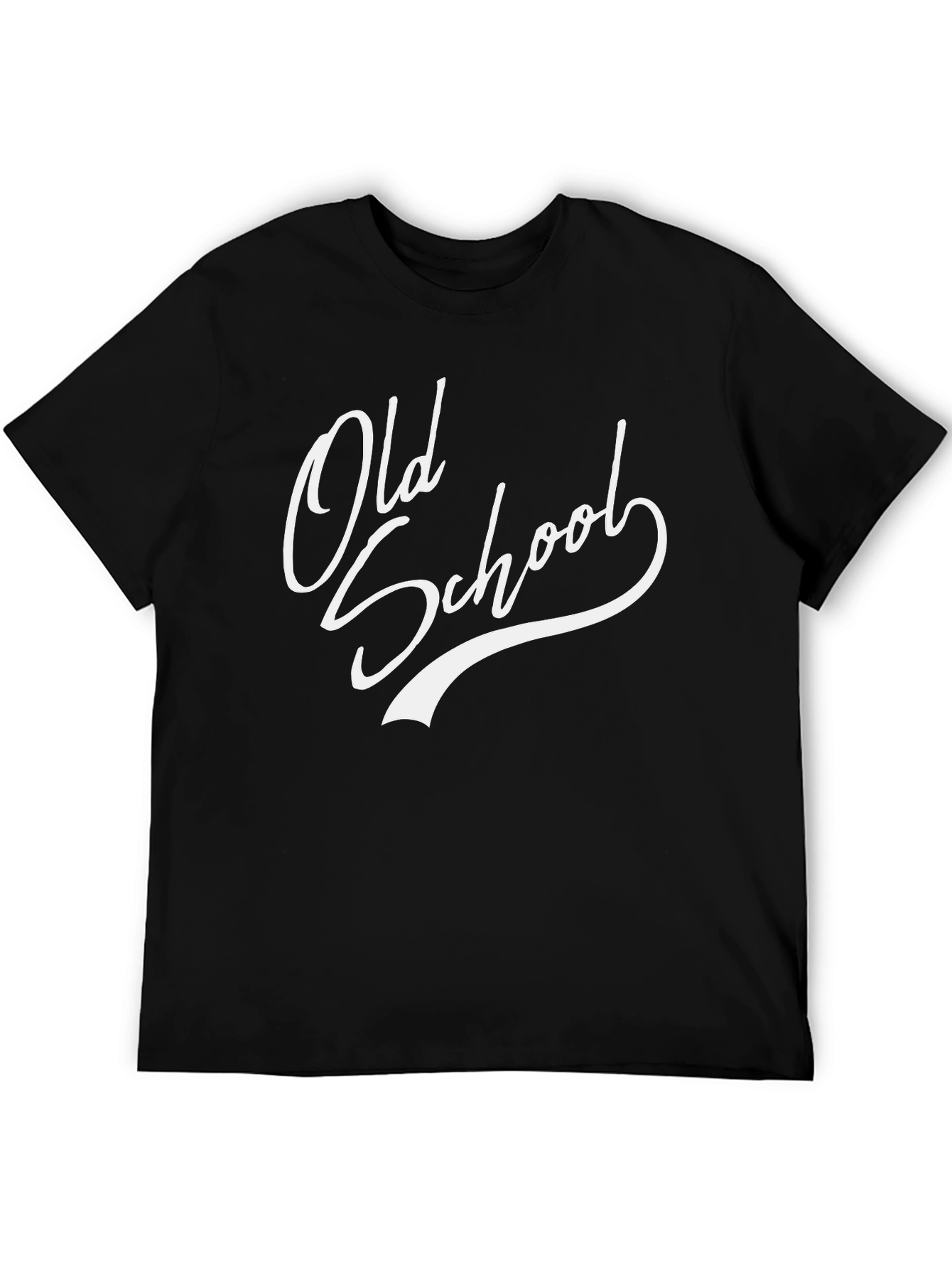 Old School Graphic Tee - Classic Black T-Shirt