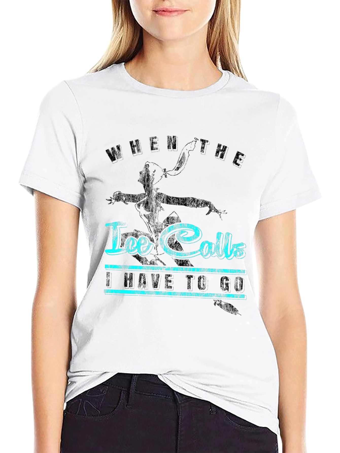 Ice Calls T-Shirt - Black Graphic Tee