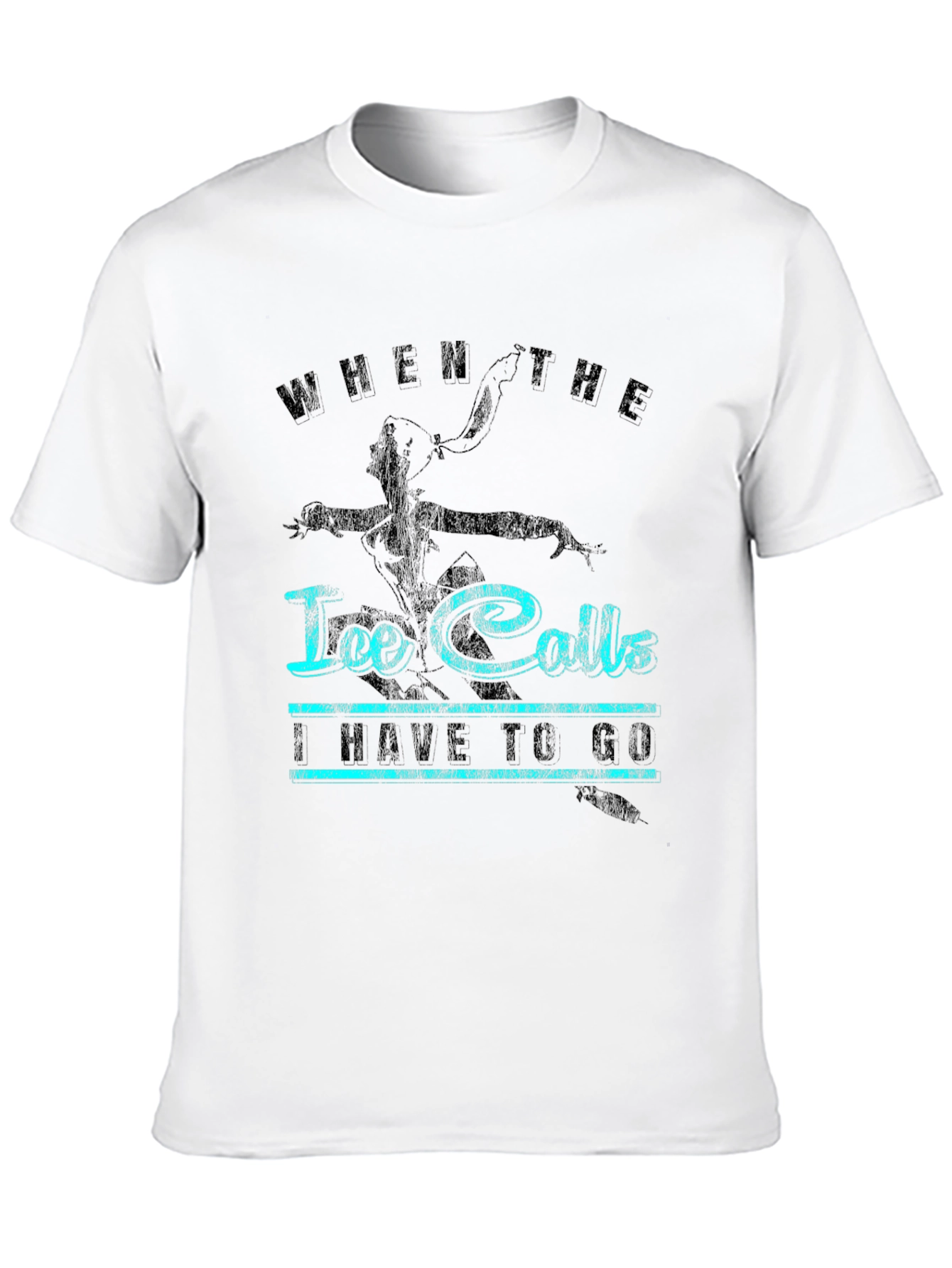 Ice Calls T-Shirt - Black Graphic Tee