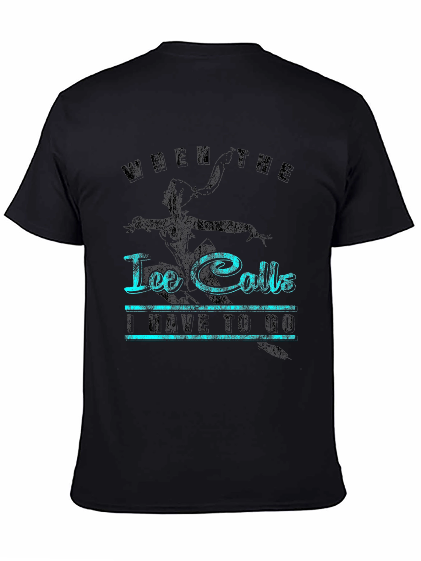Ice Calls T-Shirt - Black Graphic Tee
