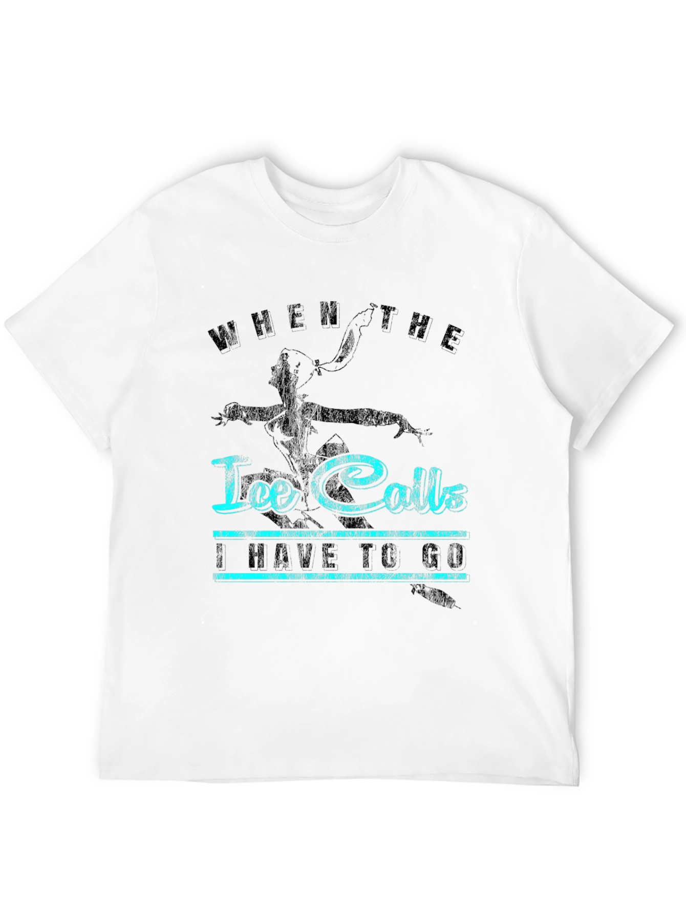 Ice Calls T-Shirt - Black Graphic Tee