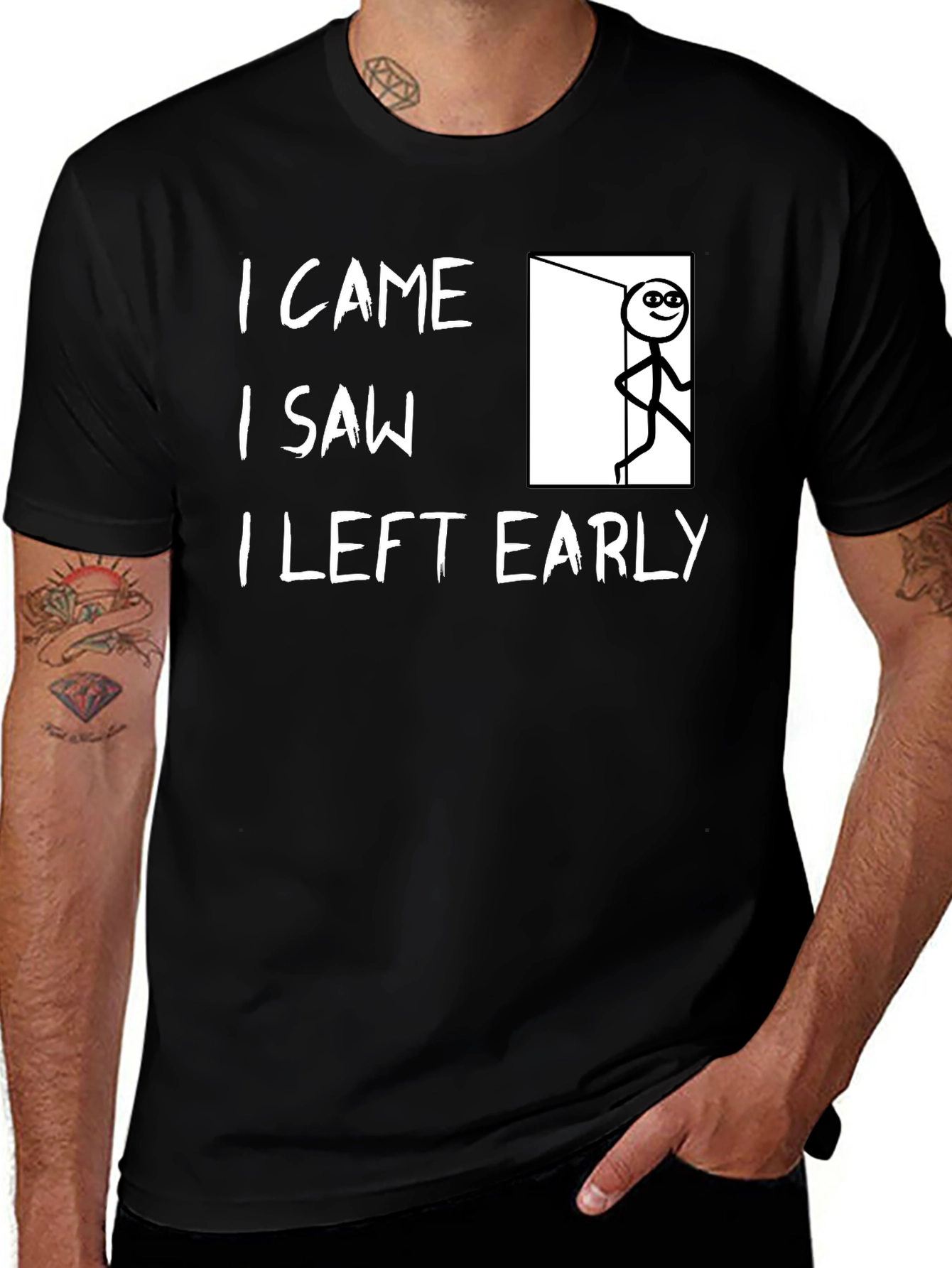 I Came I Saw I Left Early Graphic Tee