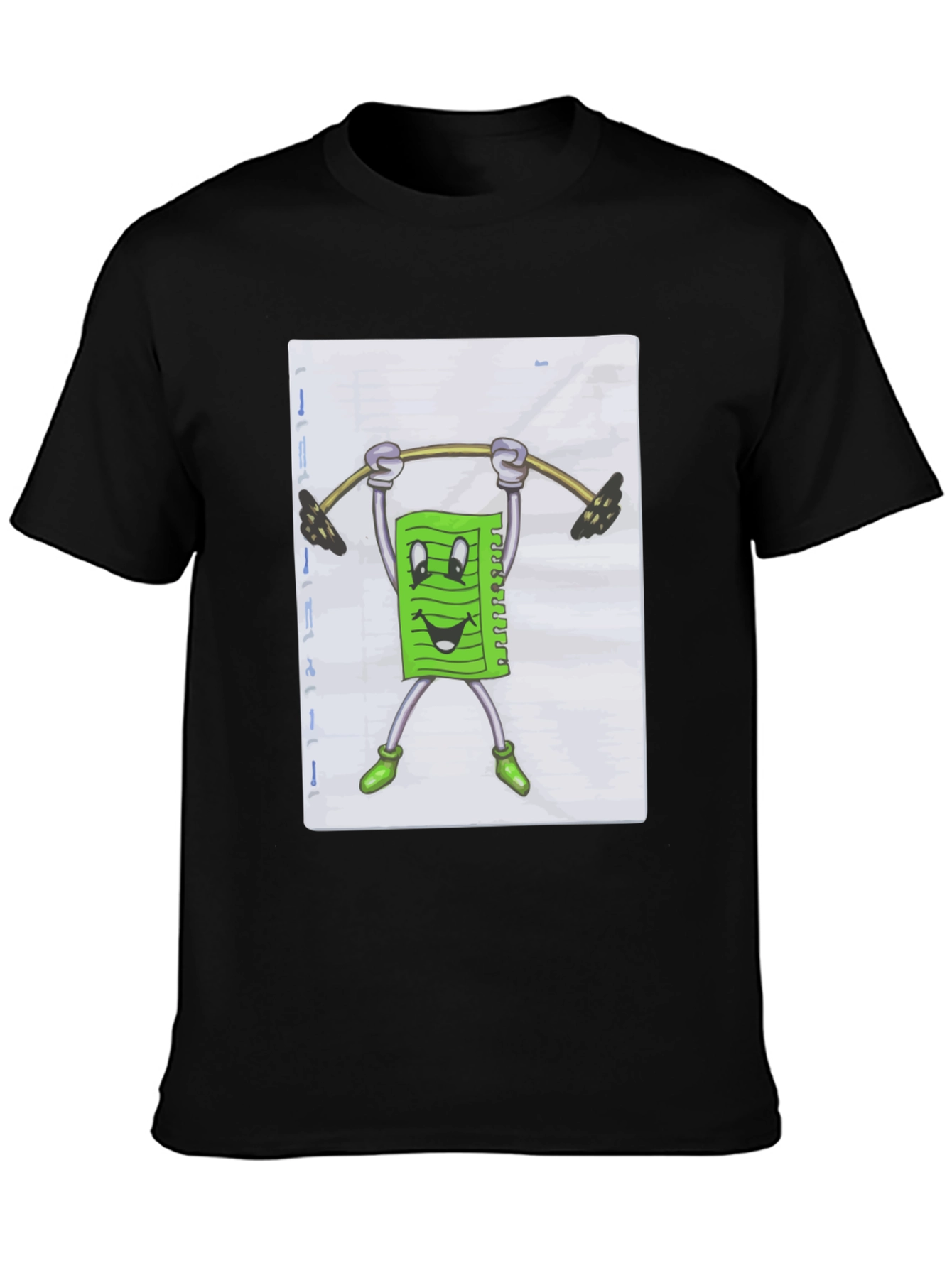 Funny Workout T-Shirt - Paper Lifting Weights