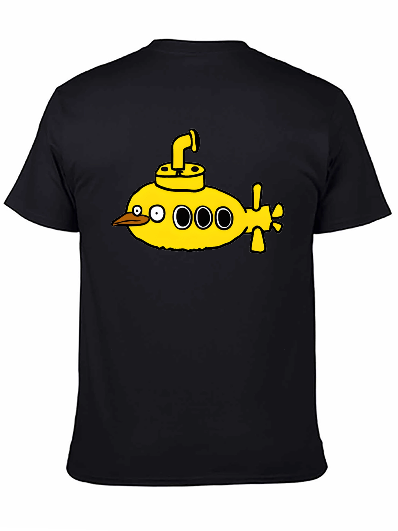 Yellow Submarine Bird T-Shirt - Quirky Graphic Tee