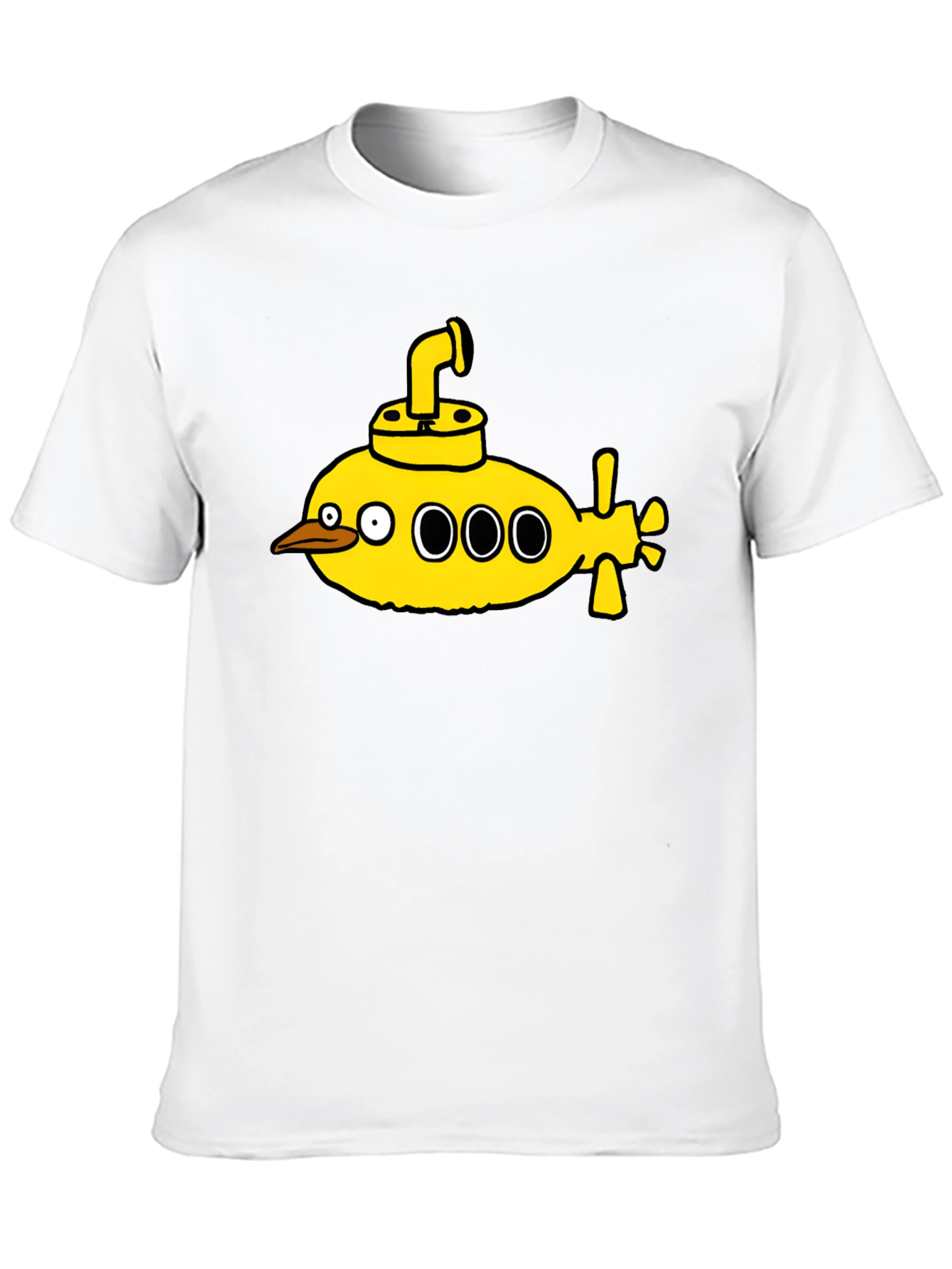Yellow Submarine Bird T-Shirt - Quirky Graphic Tee