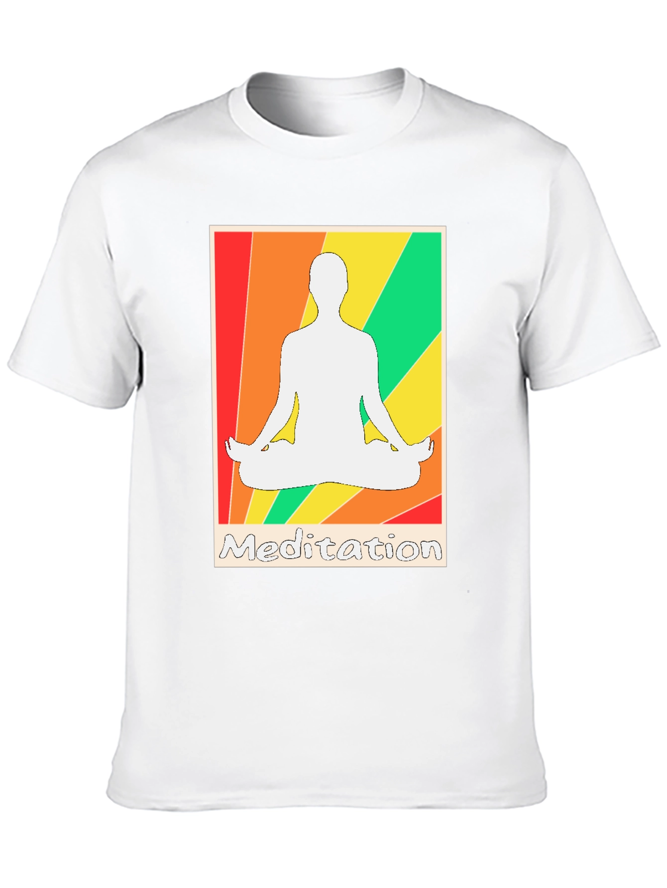 Meditation Graphic Tee - Zen Style T-Shirt