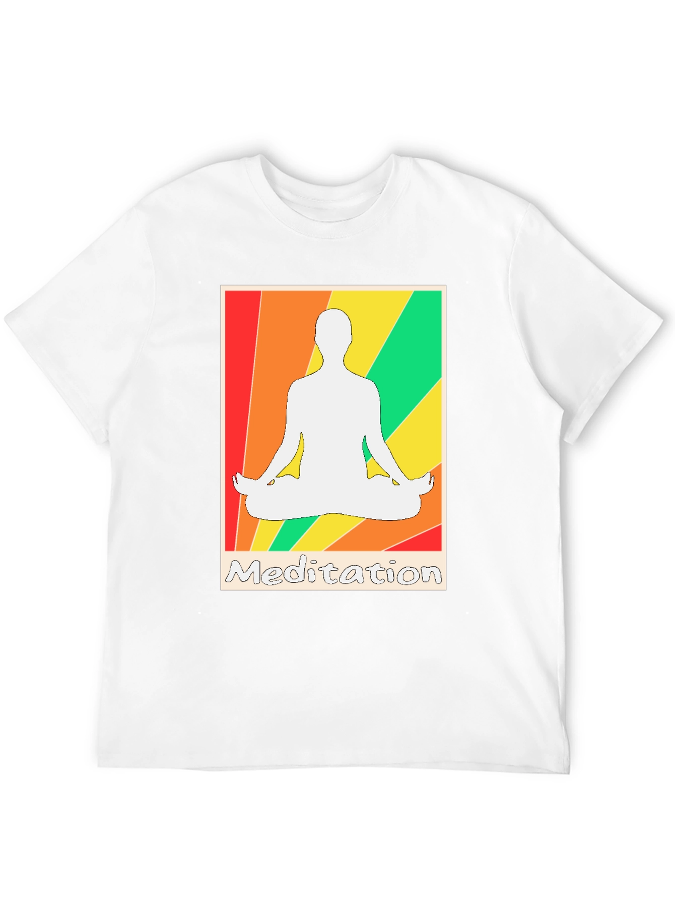 Meditation Graphic Tee - Zen Style T-Shirt