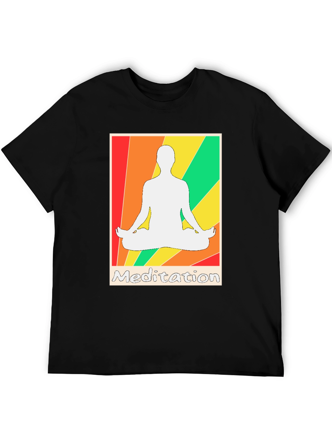 Meditation Graphic Tee - Zen Style T-Shirt