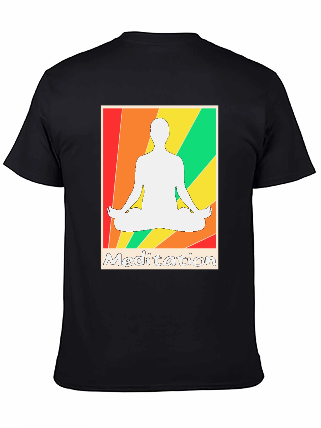 Meditation Graphic Tee - Zen Style T-Shirt