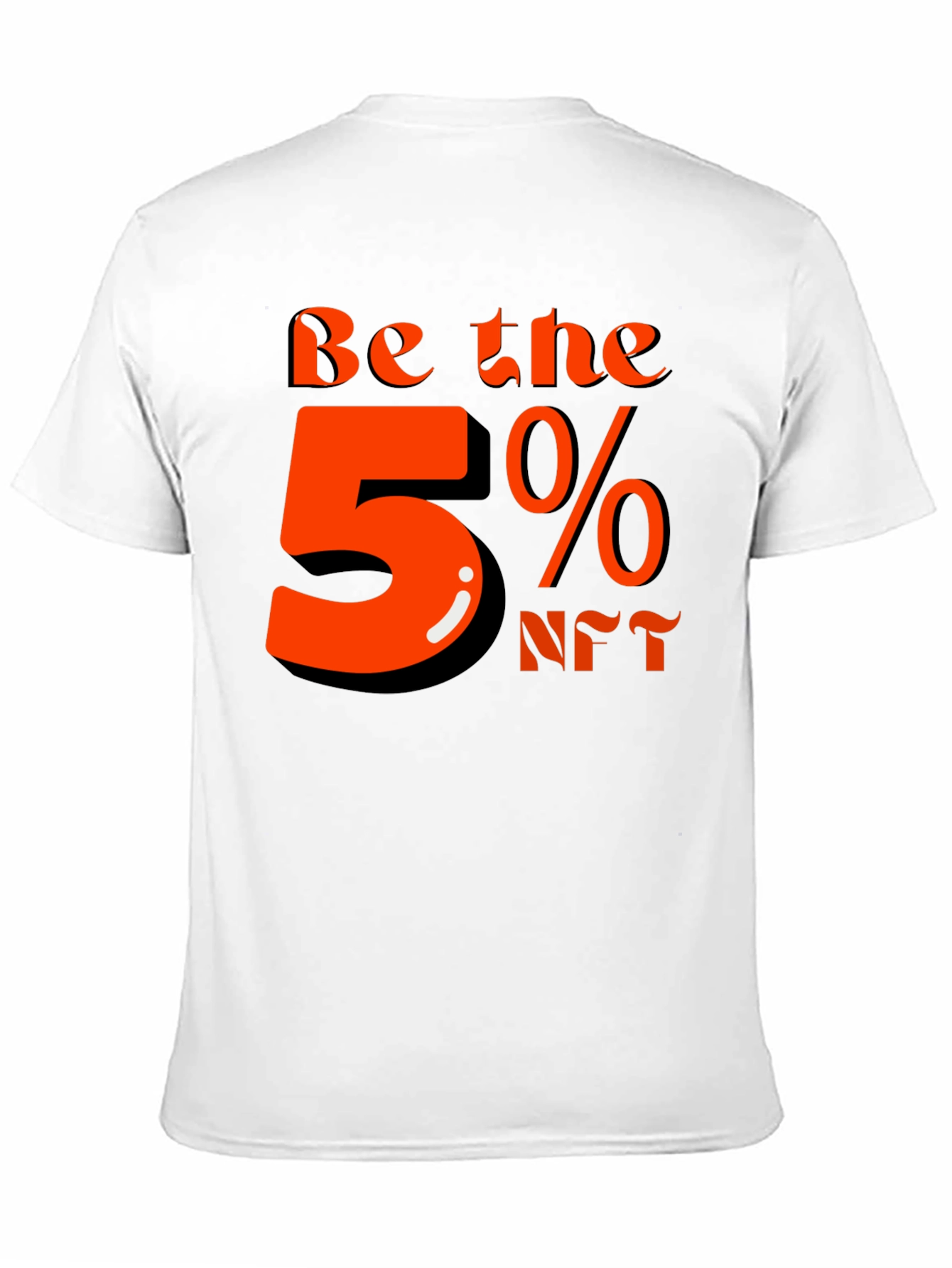Be the 5% NFT Graphic T-Shirt - Black