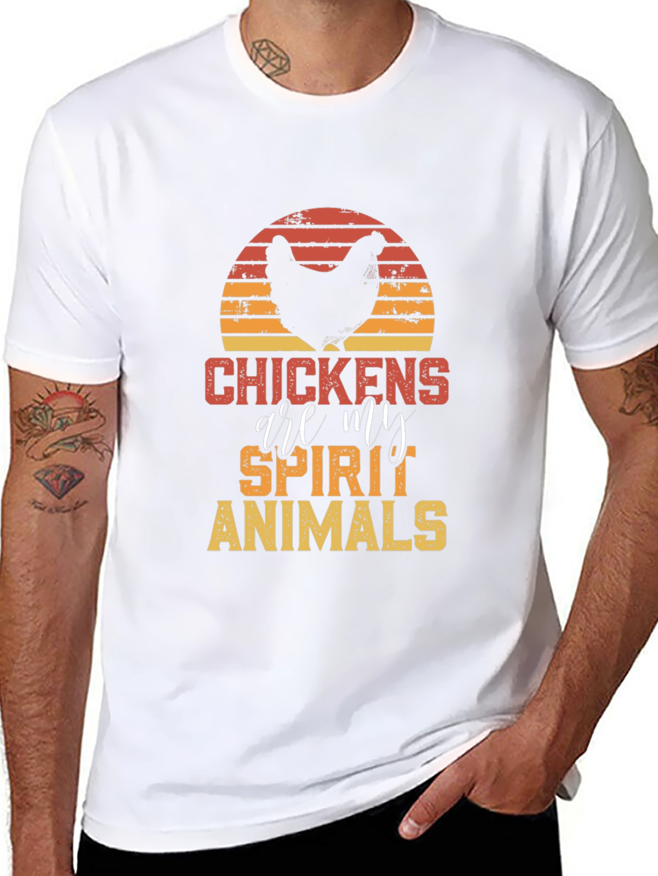 Chicken Spirit Animal T-Shirt | Funny Graphic Tee