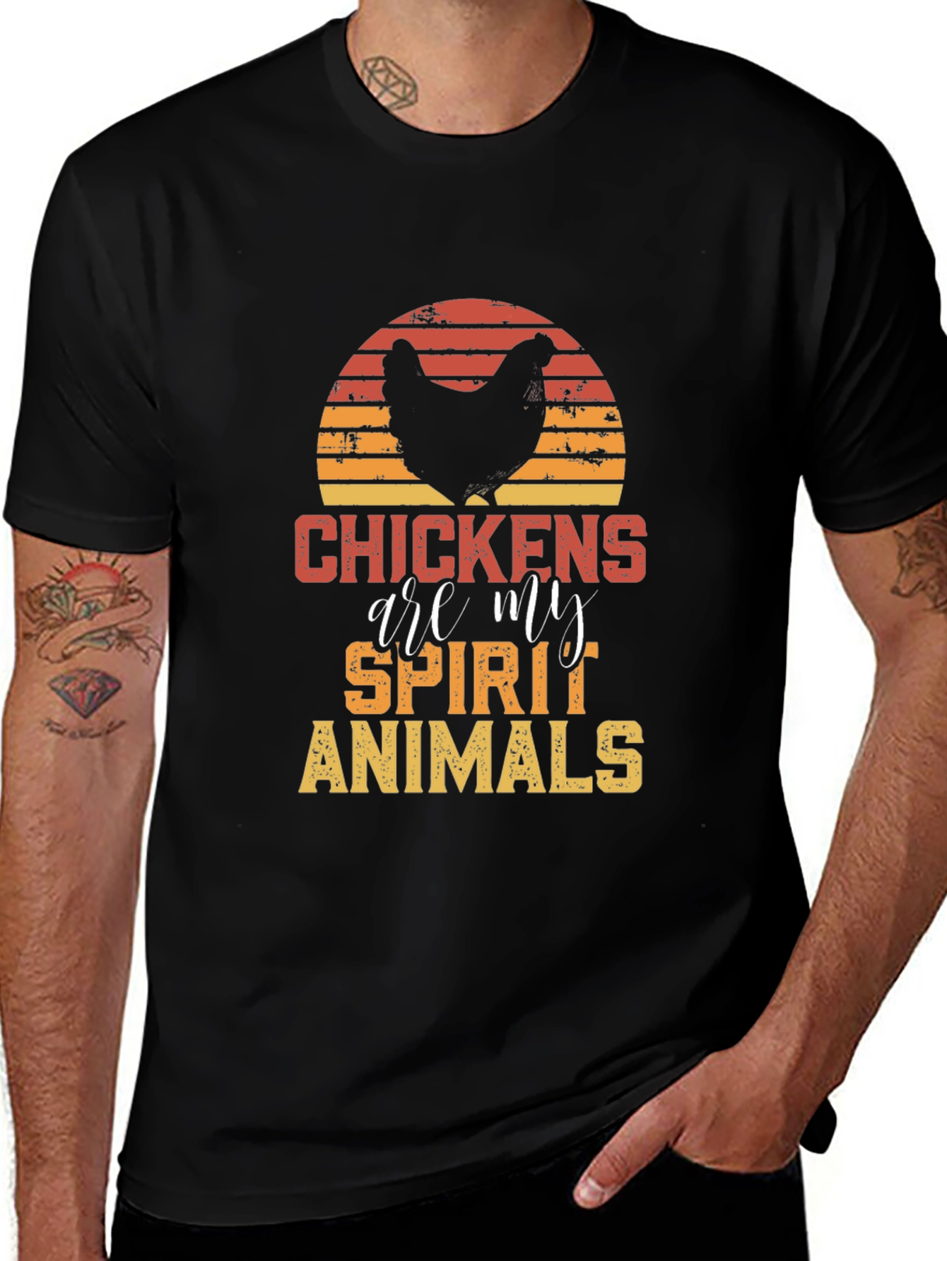 Chicken Spirit Animal T-Shirt | Funny Graphic Tee