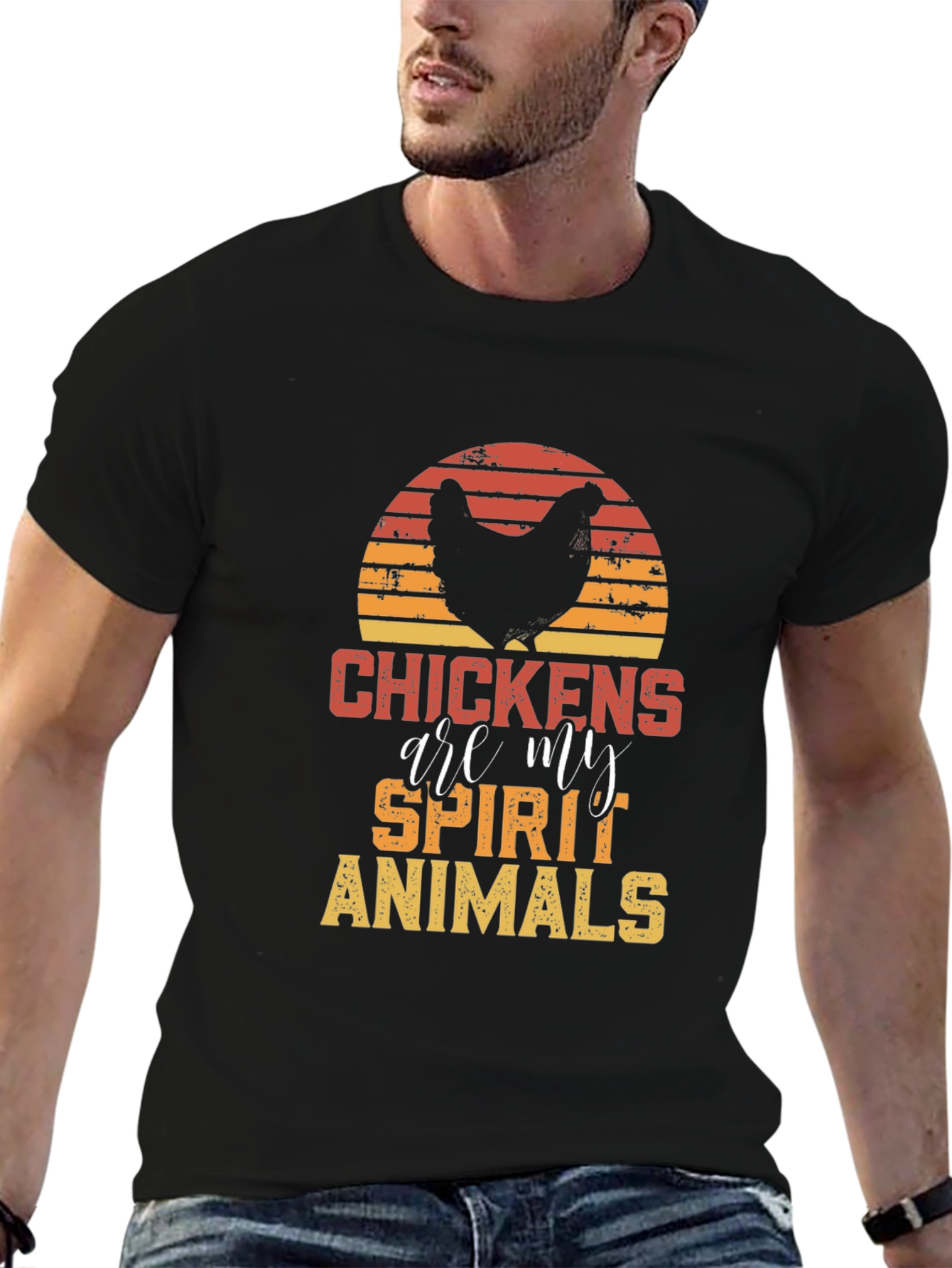 Chicken Spirit Animal T-Shirt | Funny Graphic Tee