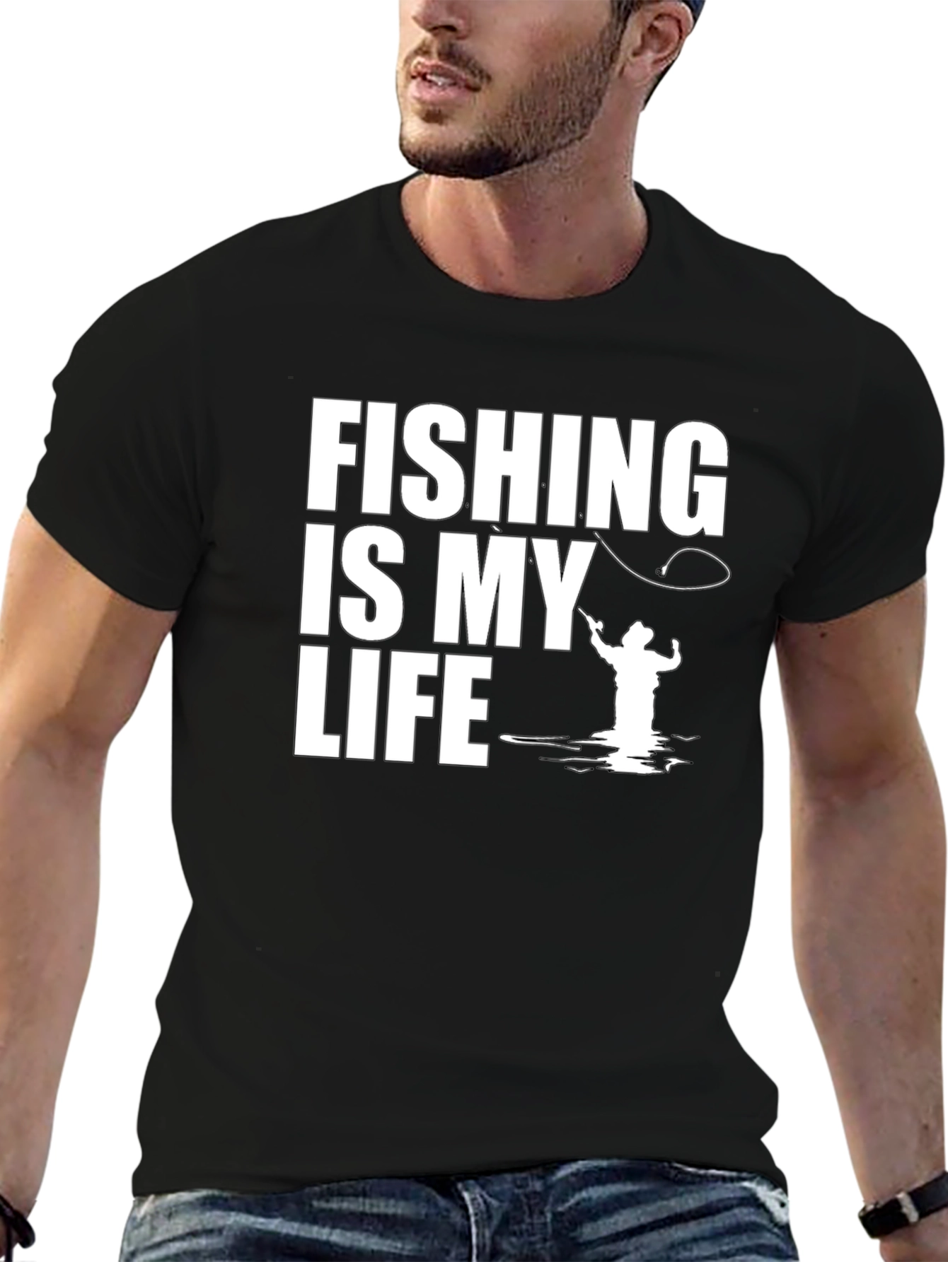 Fishing is My Life Graphic T-Shirt