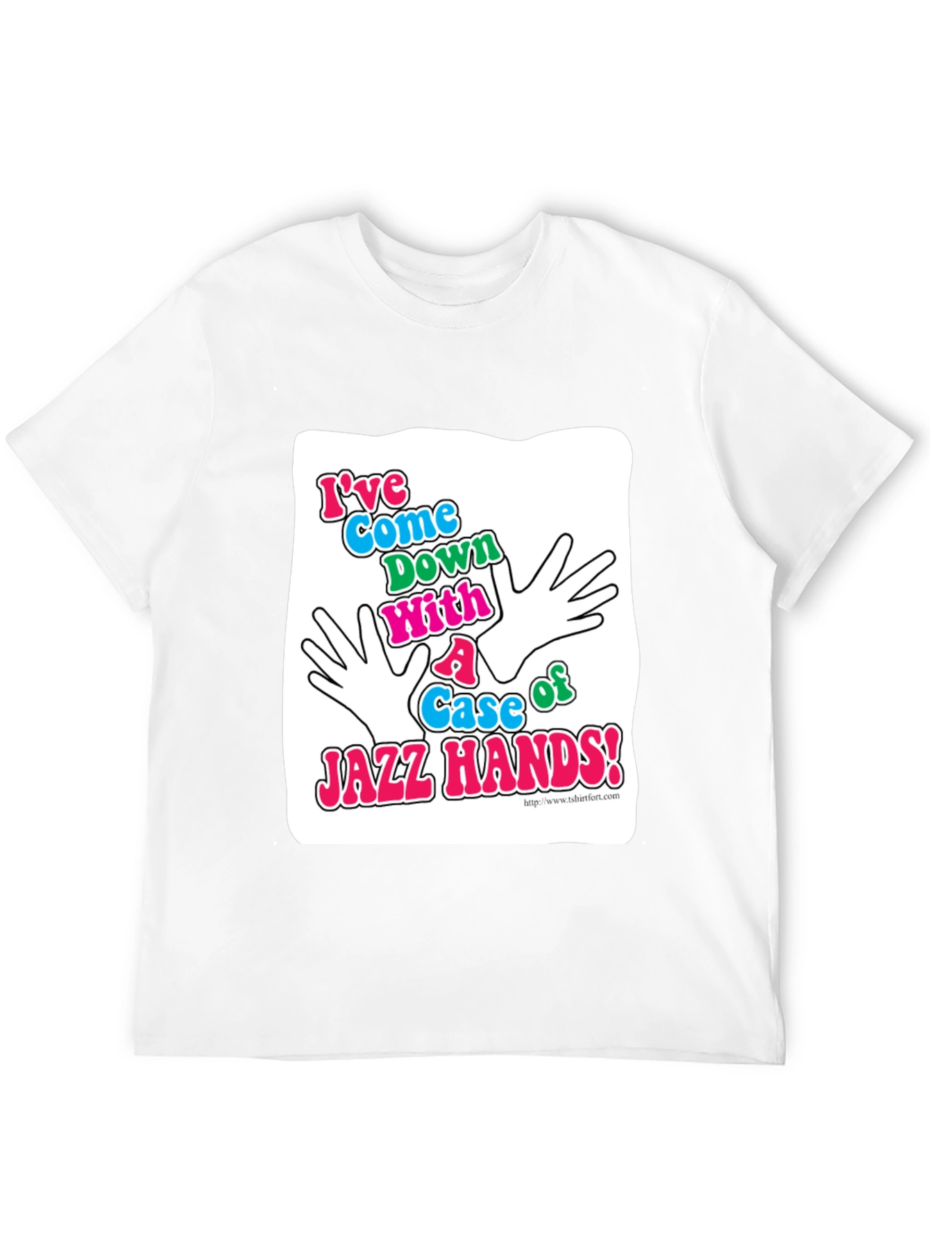 Jazz Hands Graphic T-Shirt - Black Cotton Tee