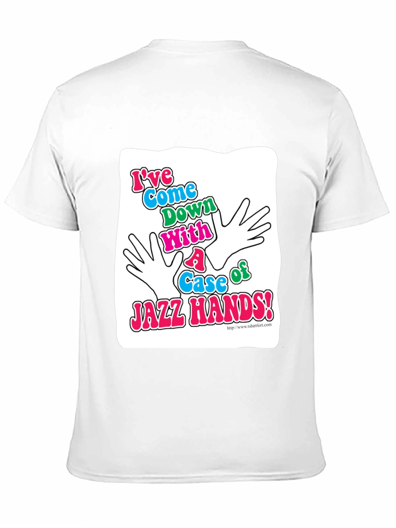 Jazz Hands Graphic T-Shirt - Black Cotton Tee