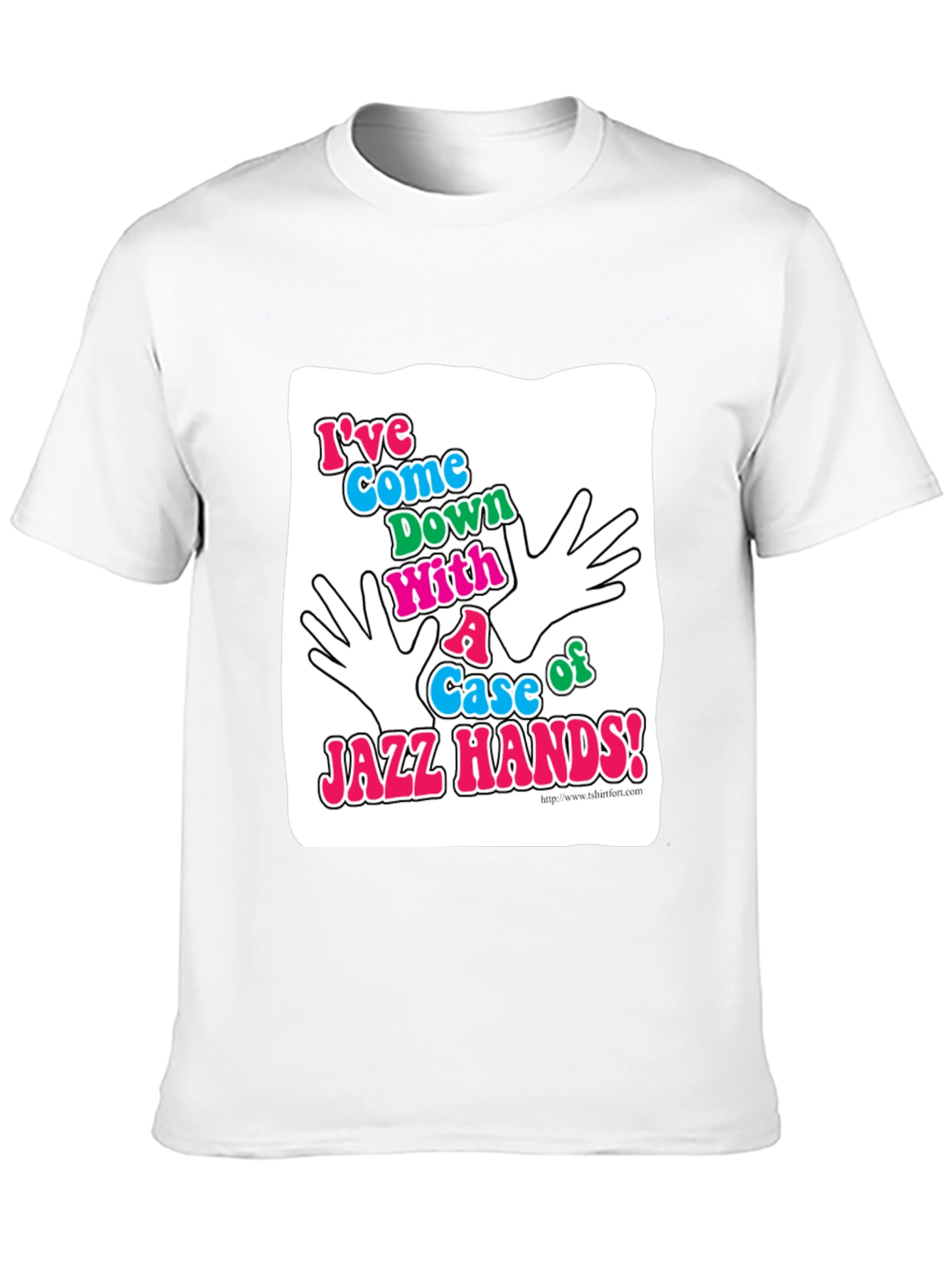 Jazz Hands Graphic T-Shirt - Black Cotton Tee