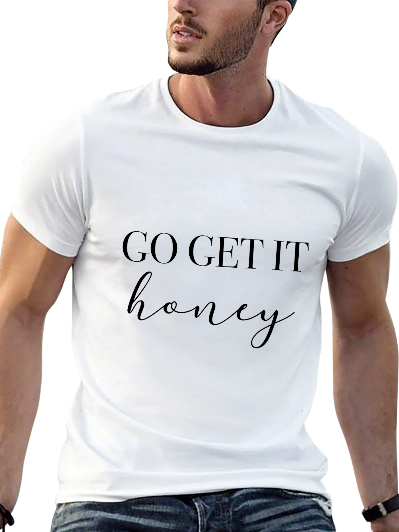 Go Get It Honey Black T-Shirt