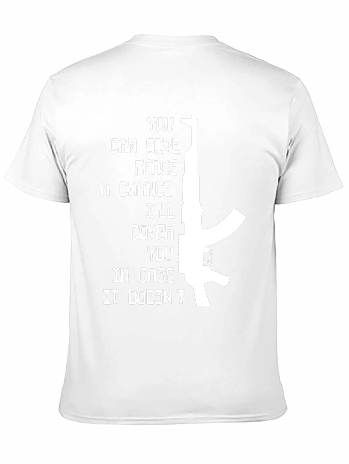 Give Peace a Chance Mens Graphic T-Shirt