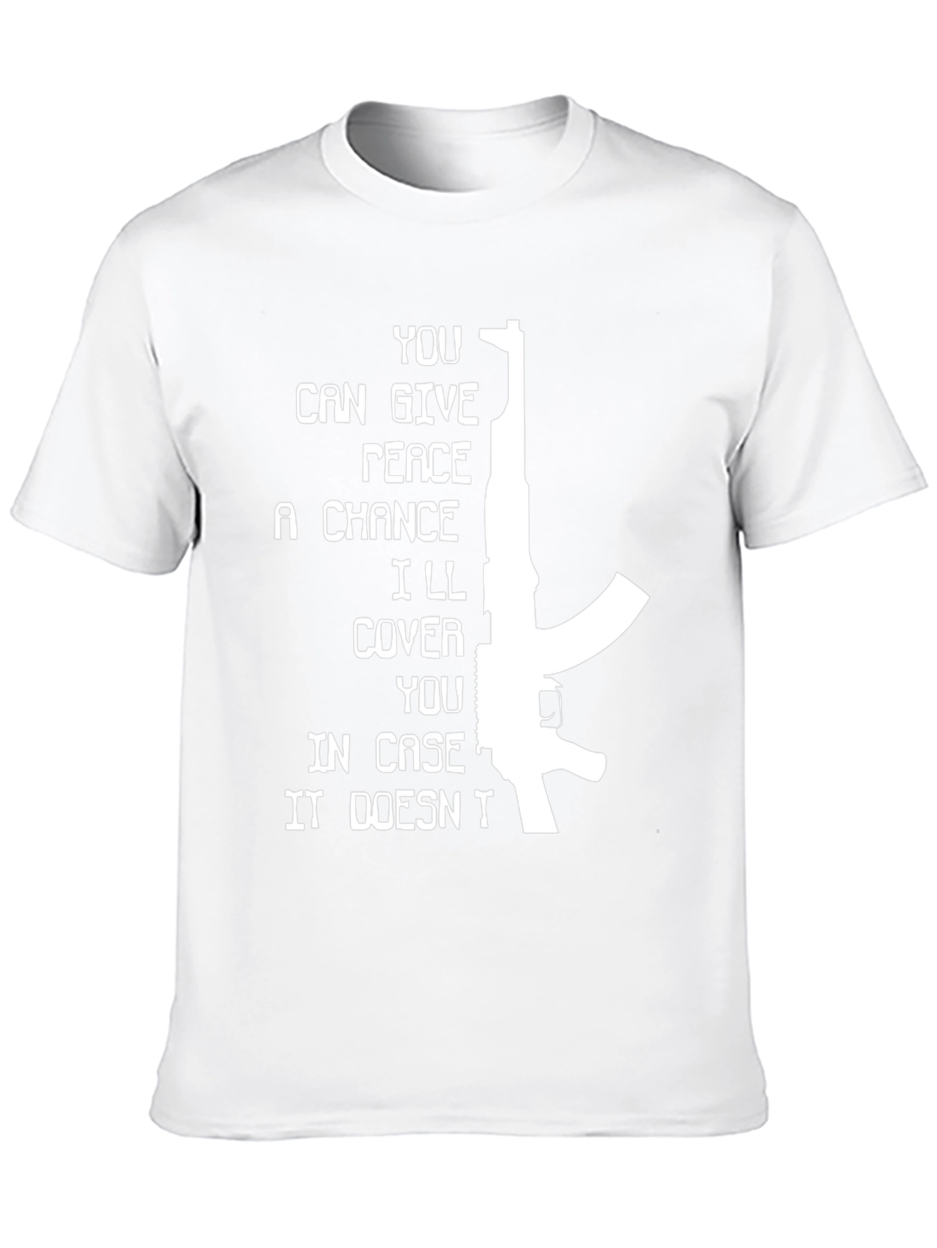 Give Peace a Chance Mens Graphic T-Shirt