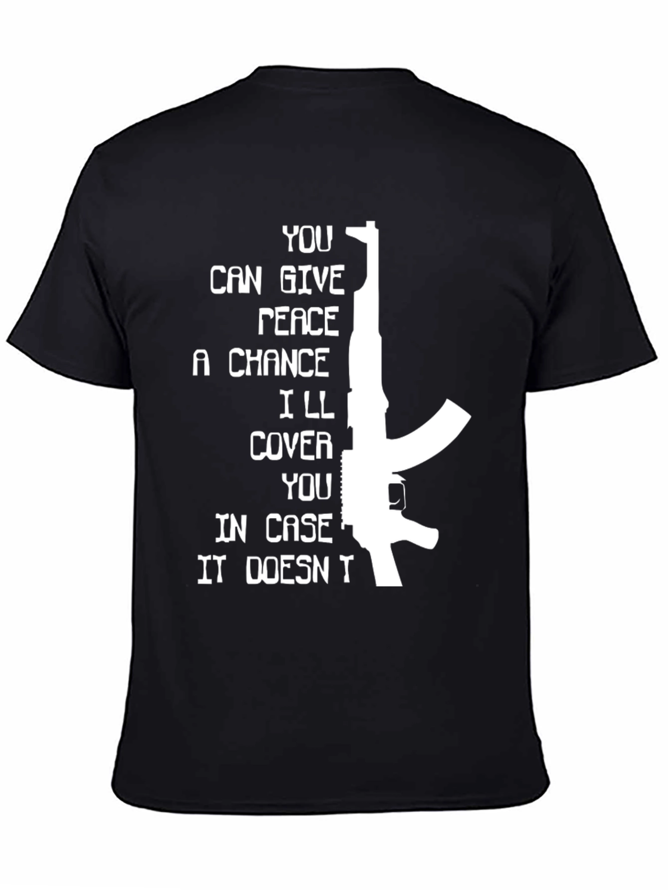 Give Peace a Chance Mens Graphic T-Shirt