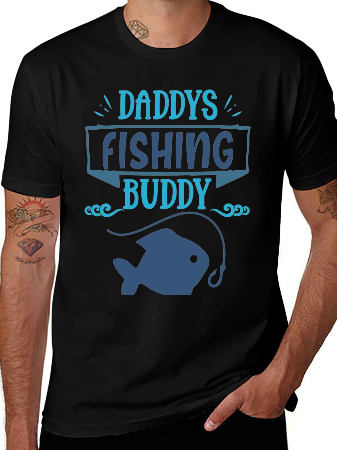Daddys Fishing Buddy T-Shirt - Fisherman Gift