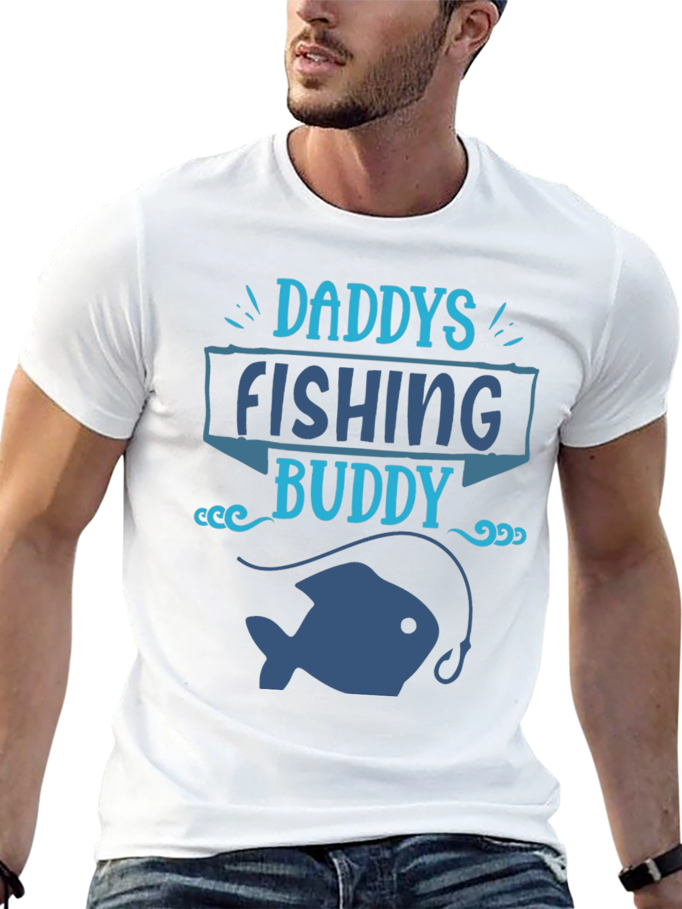 Daddys Fishing Buddy T-Shirt - Fisherman Gift