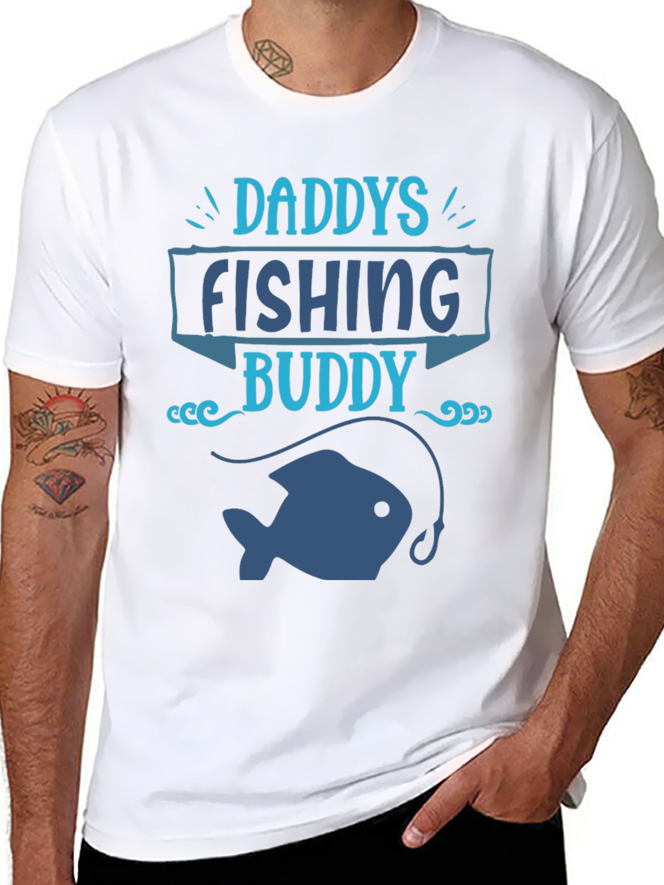 Daddys Fishing Buddy T-Shirt - Fisherman Gift