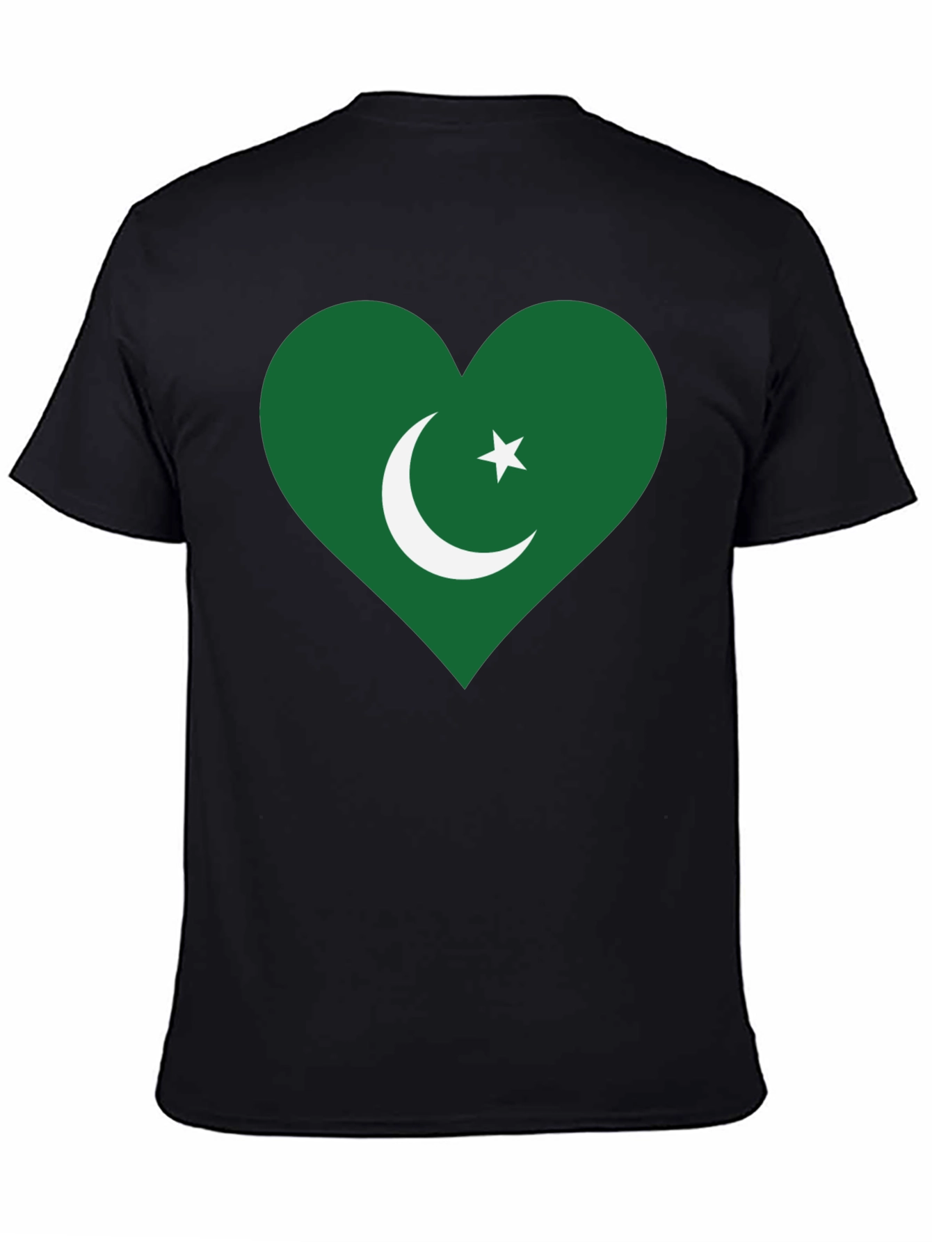 Pakistan Flag Heart T-Shirt - Show Your Patriotism!