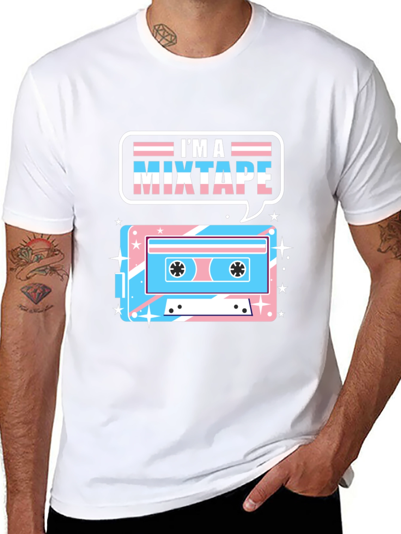 Trans Pride Mixtape Tee