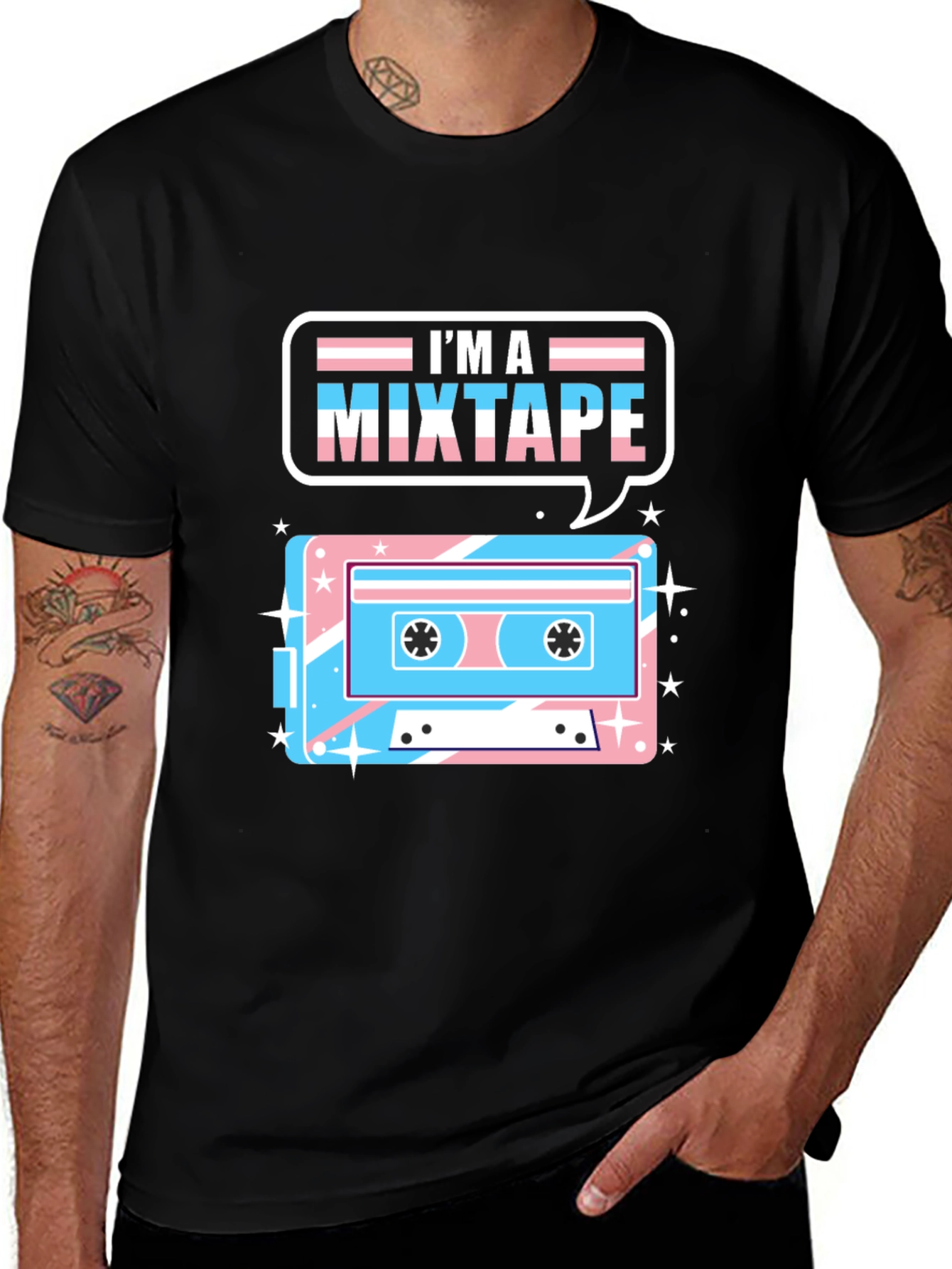 Trans Pride Mixtape Tee