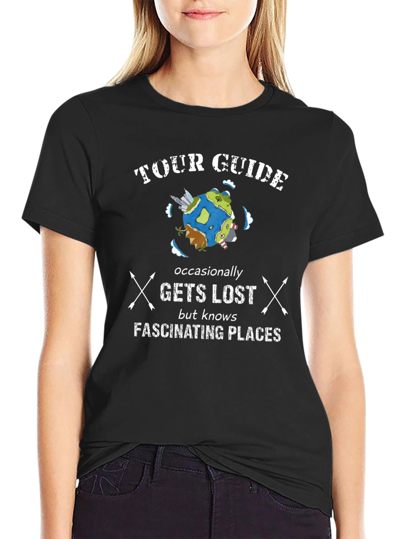 Tour Guide Novelty Graphic Tee