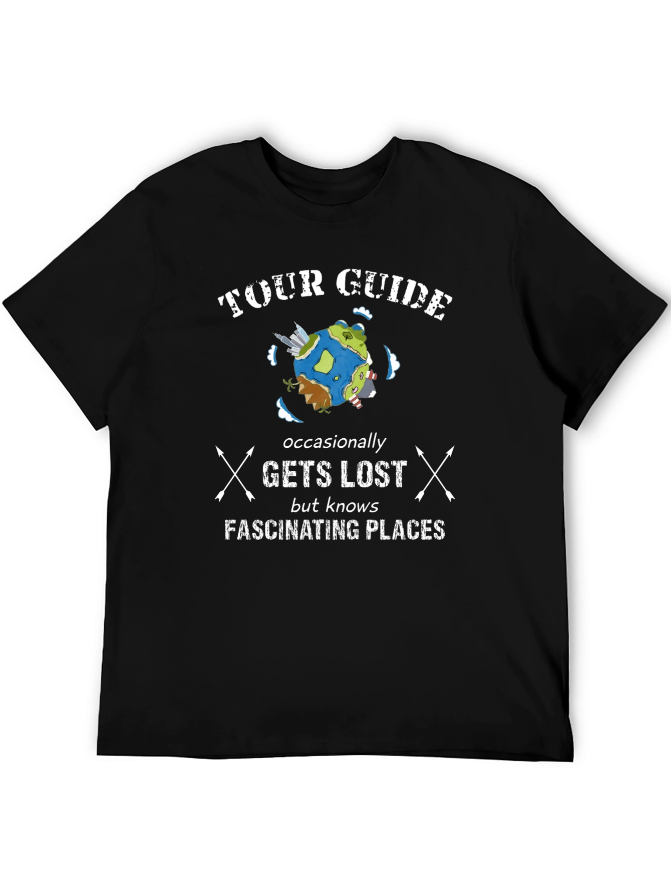 Tour Guide Novelty Graphic Tee