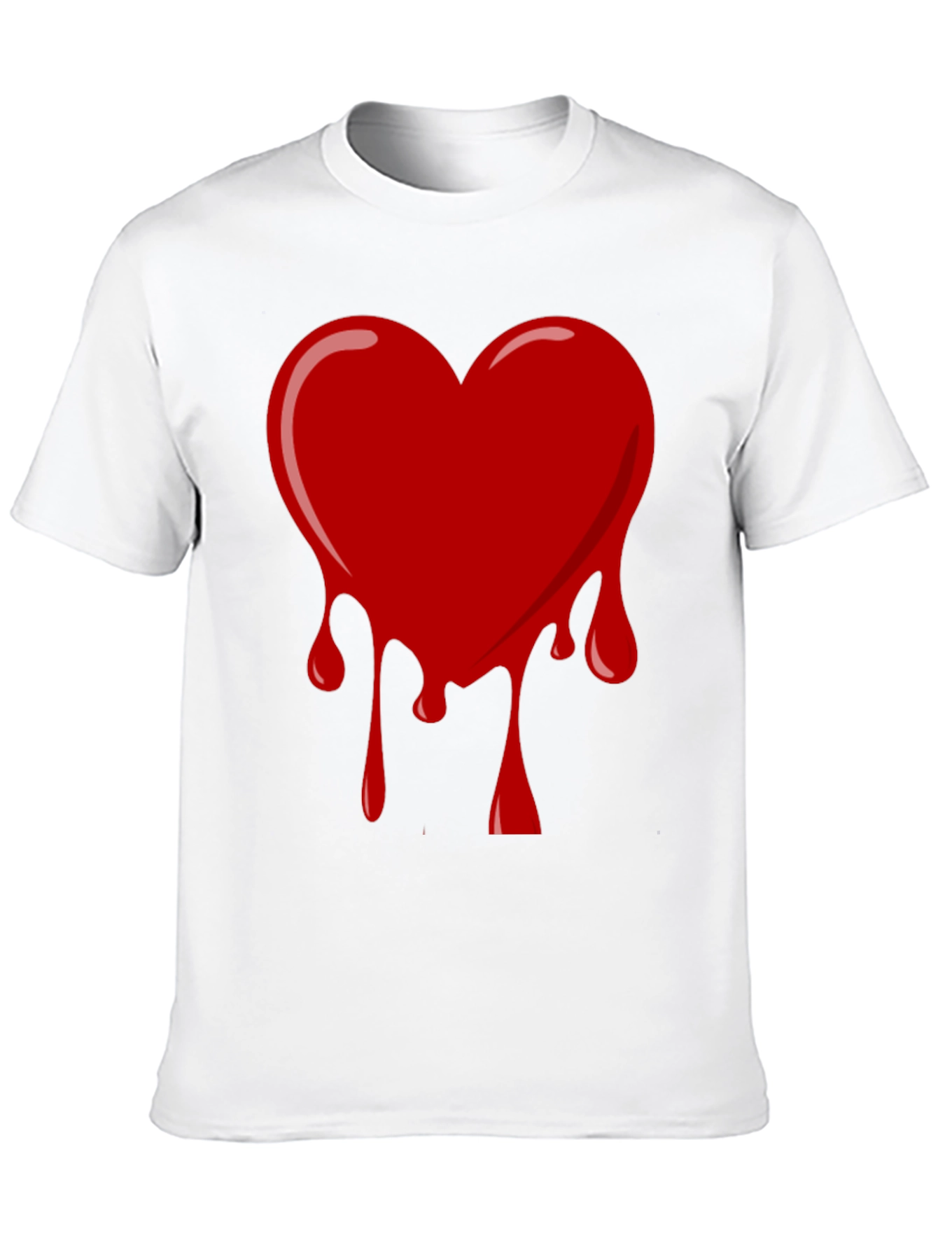 Bleeding Heart Graphic Tee - Black